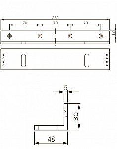 L-кронштейн для EMC 600 ALH и EMC 600-2 ALH